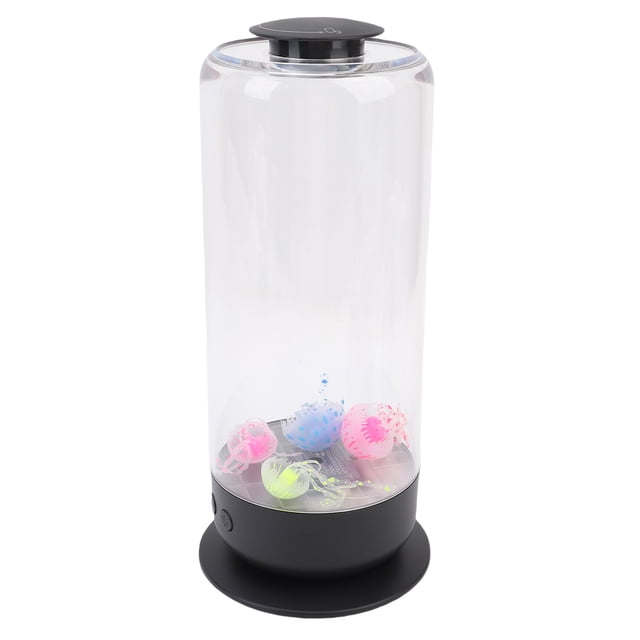 Lámpara De Medusas, 7 Colores Noche De Medusa, 3 Velocidades De Flujo De Agua, Luz De Medusas LED De Fantasía, Decoraciones De Lámparas De Mesa Para La Oficina En Casa,