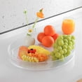 thumbnail image 6 of 1 Count, 14 x 16.5 IN Clear Oval Plastic Tray, by Way To Celebrate, 6 of 6