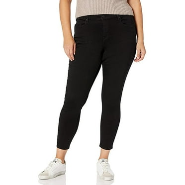 Levi's Women's 711 Skinny Jeans, Soft Black, 33 (US 16) L