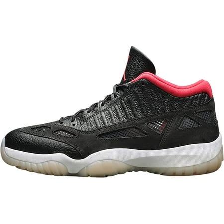 

Jordan Air 11 Low IE 2021 Black/White/Red Running Shoes 919712 023 Men Size