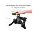 thumbnail image 4 of Luz para bicicleta recargable, delantera y trasera, 350 lúmenes, luz delantera y trasera, timbre, resistente al agua, compatible con todo tipo de bicicletas, híbridas y de carretera (negra), 4 of 5