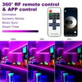 thumbnail image 6 of Gliztech 100FT Black Light Led Strip App Control, Black Light for Glow Party with Remote, Self Adhesive UV Light Strip for Halloween Decor, 24V, 6 of 8