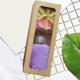 thumbnail image 2 of Caja de papel Kraft shaofei con tiras de PVC 10 unidades con ventana color negro, 2 of 5