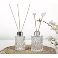 thumbnail image 4 of 150ML/5oz Clear Glass Diffuser Jars Essential Oil Diffuser Bottle with Silver Cap Home Decoration Fragrance Accessories for DIY Replacement Reed Diffuser Sticks Sets, 4 of 7