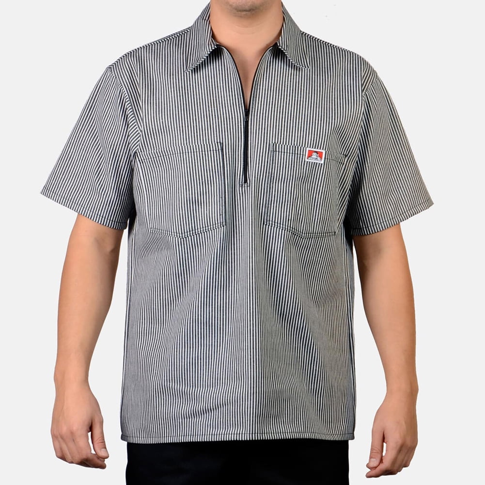 Zip Shirt Black Stripe 4XL 