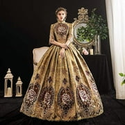 KEMAO Rococo Baroque Marie Antoinette Dresses 18th Century Renaissance Historical Period Dress Gown For Women