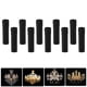 thumbnail image 4 of Candle Covers SleevesHeat Resistant Wax Drop Design Candle Light Socket Covers E14 4 Inch Simulation For Dining Room For Restaurant ANGGREK Otros, 4 of 8