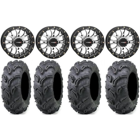 System 3 ST-3 Machined 14 Wheels 30 Zilla Tires Yamaha Viking Wolverine YXZ1000R CFMoto ZForce 950 UForce 1000