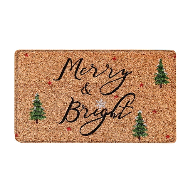 onlyliua ¡ ¡Descuentos de Temporada! Felpudo con Letras Navideñas, Felpudo para Cocina, Dormitorio, Sala de Estar