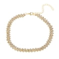 thumbnail image 1 of 1 Uds. Collar de diamantes completo cadena de clavícula con personalidad adecuado para collares decorativos para mujeres, 1 of 5