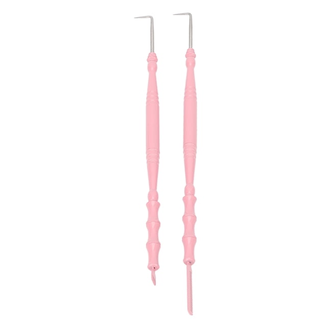 Lash Lift Rod, Bambou Forme Commune Poignée Réutilisable Outil de Perm de Cils pour Greffe de Cils Coloré, Rose