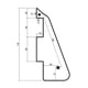 thumbnail image 2 of Plaque Dorsale de D'interrupteur de Cavité de Pickguard Pour LES Hugo golpeador LP, 2 of 9