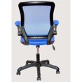 thumbnail image 2 of Techni Mobili Chaise de Bureau en Maille Bleue, 2 of 5