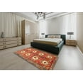 thumbnail image 4 of Ahgly Company Indoor Round Traditional Red Persian Area Rugs, 3' Round, 4 of 6