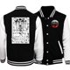 thumbnail image 2 of Chaqueta de béisbol Montauk Stranger Print Things para hombre, ropa de calle para mujer, chaquetas bomber de forro polar para niños, abrigos de invierno, 2 of 5