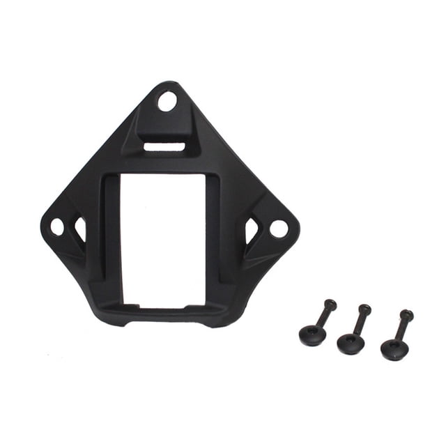 Soporte para casco Seitruly soporte de lámpara de montaje de luz negro a prueba de herrumbre