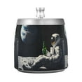 thumbnail image 7 of Yayeee Ashtray with Lid for Cigarette Smokeless Stainless Steel Home Ash Holder, Sitting on The Moon, 7 of 7