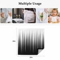 thumbnail image 5 of Black White Cloth Napkins, Modern Geometric Abstract Gradient Striped Washable and Reusable Dinner Napkins Set of 4, Table Napkin for Kitchen Party Birthday Wedding Hotel Housewarming 20"x20", 5 of 9
