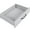 Grey, variant on Adjustable 3 - level shelf, metal hinges | Kitchen storage, flexible and durable