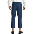 thumbnail image 3 of Lars Amadeus Men's Cropped Dress Pants Flat Front Ankle-Length Trousers, 3 of 6