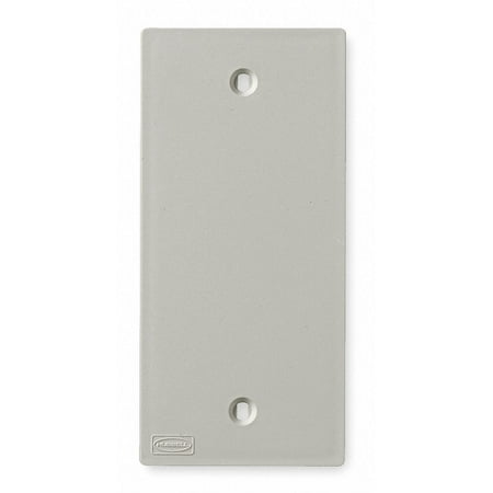 Faceplate Blank Insert - PVC Blank Faceplate For Use With Base-Trak® Raceway, White