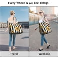 thumbnail image 4 of Sunflower Women's Large Weekend Travel Bag Moving Canvas Handbag Thick Double Layer Beach Weekend Travel Unisex Hospital Maternity Delivery with Toiletry Waterproof, 4 of 5