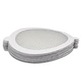 thumbnail image 2 of Inteprter 30 piezas de pegatinas de malla de drenaje filtro colector de pelo de baño cocina 110mm de diámetro Type3 NO3, 2 of 6