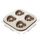 thumbnail image 3 of Bandeja Antiadherente Para Hornear Rosquillas De 4 Cavidades Con Forma De Corazón, Molde Para Rosquillas, Panecillos, Galletas, Magdalenas, Molde Para Rosquillas, Utensilios Para Hornear Para Horno Yuarrent HA013084-00, 3 of 7