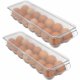 thumbnail image 4 of Caja para guardar 14 huevos | Recipiente de plástico de gran capacidad con tapa transparente | Organizador para refrigerador antideslizante y resistente a las grietas | Almacenamiento hermético de, 4 of 9