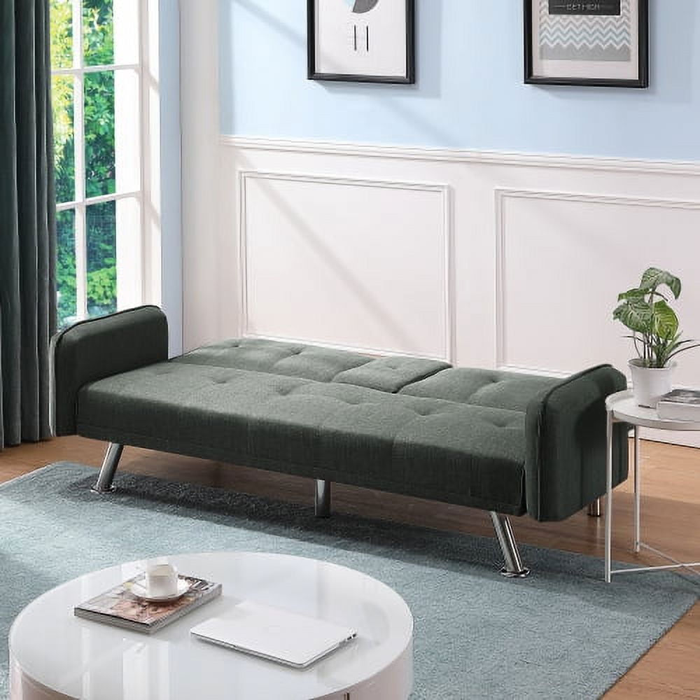 Private Jungle Convertible Sofa Bed Adjustable Couch Sleeper Home Recliner Reversible Loveseat Folding Sleeper Sofa,Dark Grey Private Jungle Convertible Sofa Bed Adjustable Couch Sleeper Home Recliner Reversible Loveseat Folding Sleeper Sofa,Dark Grey