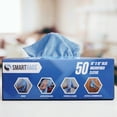 thumbnail image 3 of Arkwright Smart Rags (Box of 50) - Reusable Microfiber Cleaning Cloths for Home, Auto Shops, 16 x 16 in, Blue, 3 of 5