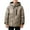 Khaki, variant on Boys Puffer Jacket, Boys Winter Jacket, Camouflage Hooded Long Sleeve Padded Jacket with Pockets Gray 3-4 Years Gray 3-4 Years