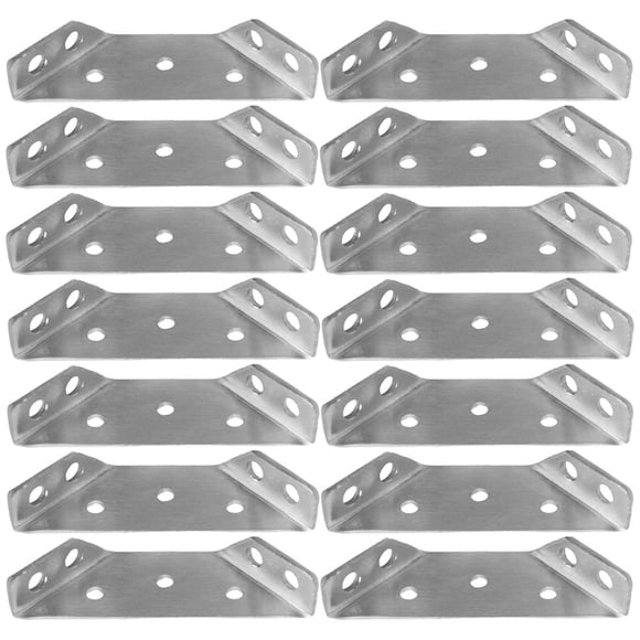 GOOHOCHY 40Ud Escuadras Para Esquinas De Gabinete En Inoxidable Plata Resistentes
