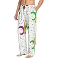 thumbnail image 6 of Sikiie Mardi Gras Carnival1 Mens Pajama Pants Sleep & Lounge Pants, PJ Bottoms With elastic waistb and Pockets Small, 6 of 6