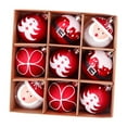 thumbnail image 2 of 9 adornos navideños en forma de bola, adornos en miniatura, colgantes para manualidades, colgantes para pared de boda., 2 of 8
