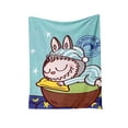 thumbnail image 1 of Ropa Labubu Ropa Labubu Blanket Winter Living Room Sofa Cover Blanket Fashion Cartoon Digital Print Flannel Blanket A, 1 of 4