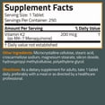 thumbnail image 2 of Bronson Vitamin K2 Extra Strength MK-7 200 MCG Supports Bone Health Non-GMO, 250 Vegetarian Tablets, 2 of 2