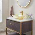 thumbnail image 5 of Vinnova Tudela 18" x 13" Matte White Glass Rectangle Bathroom Vanity Vessel Sink, 5 of 7