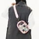 thumbnail image 5 of Riñonera transparente Summercome, bolso bandolera portátil, apto para estadios, resistente, para hombre y mujer, con correa ajustable (rosa), 5 of 8