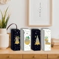 thumbnail image 2 of Christmas Wine Gift Bags (Glitter Icon) (Asstd) - Set of 12, 2 of 4