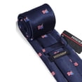 thumbnail image 5 of HISDERN Mens Ties Classic Neckties Formal Business Tie Pocket Square Set Wedding Party Festival, 5 of 11
