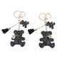 thumbnail image 2 of Llavero con forma de oso 2 uds  colgante de cuero zinc ANGGREK Otros, 2 of 8