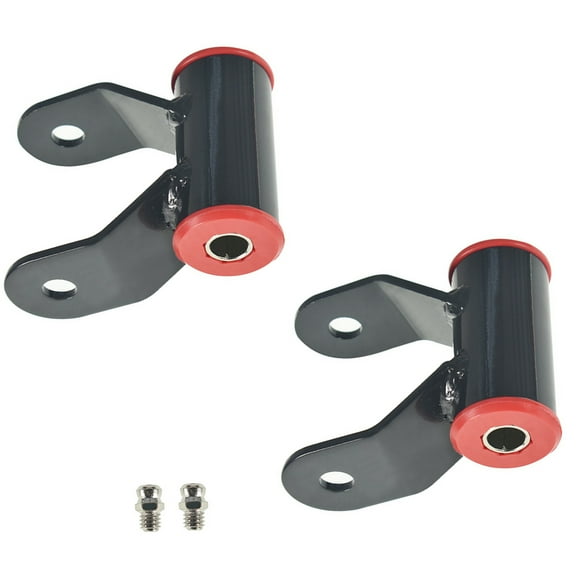 2 Pcs Drop Shackle Lowering Shackles Leveling Kit Fit for Dodge Ram 1500 2WD 2002-2008