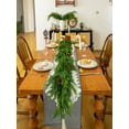thumbnail image 3 of 6FT Christmas Garland, Cedar Garland with Pine Cones Artificial Cypress Pine Garland for Mantle Stairs Table Indoor Outdoor Home Xmas Christmas Decor Decorations, 3 of 18