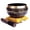 Black & Yellow, variant on Tibetan Singing Bowl Set 4" - Easy To Play Authentic Handmade For Meditation Sound 7 Chakra Healing By Himalayan Bazaar (Brown & Red)