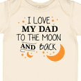thumbnail image 4 of Inktastic I Love My Dad to the Moon and Back Boys or Girls Baby Bodysuit, 4 of 5