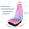 thumbnail image 6 of Haiem Colorful Glitters Printed Car Seat Covers Set of 2, Universal Fit Car Seat Covers,Protective Seat Covers,Comfortable Car Seat Covers, Easy Installation Seat Covers, Vehicle Seat Covers, 6 of 9