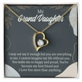 thumbnail image 4 of To My Granddaughter You Make Me Forever Necklace w Message Card, 4 of 7