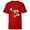 Red, variant on Disney Donald Duck Fit of Anger - Short Sleeve T-Shirt for Kids - Customized-White