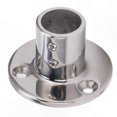 thumbnail image 2 of Marine Hardware Round Base Fitting for 25mm/1in Tube Handrail Support, 2 of 5